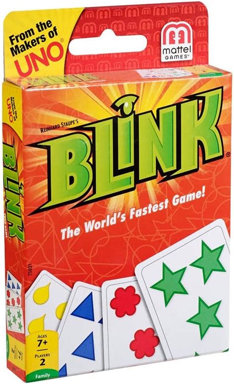 blink game|Mattel Games Reinhard Staupe's Blink Family Card Game, Travel .